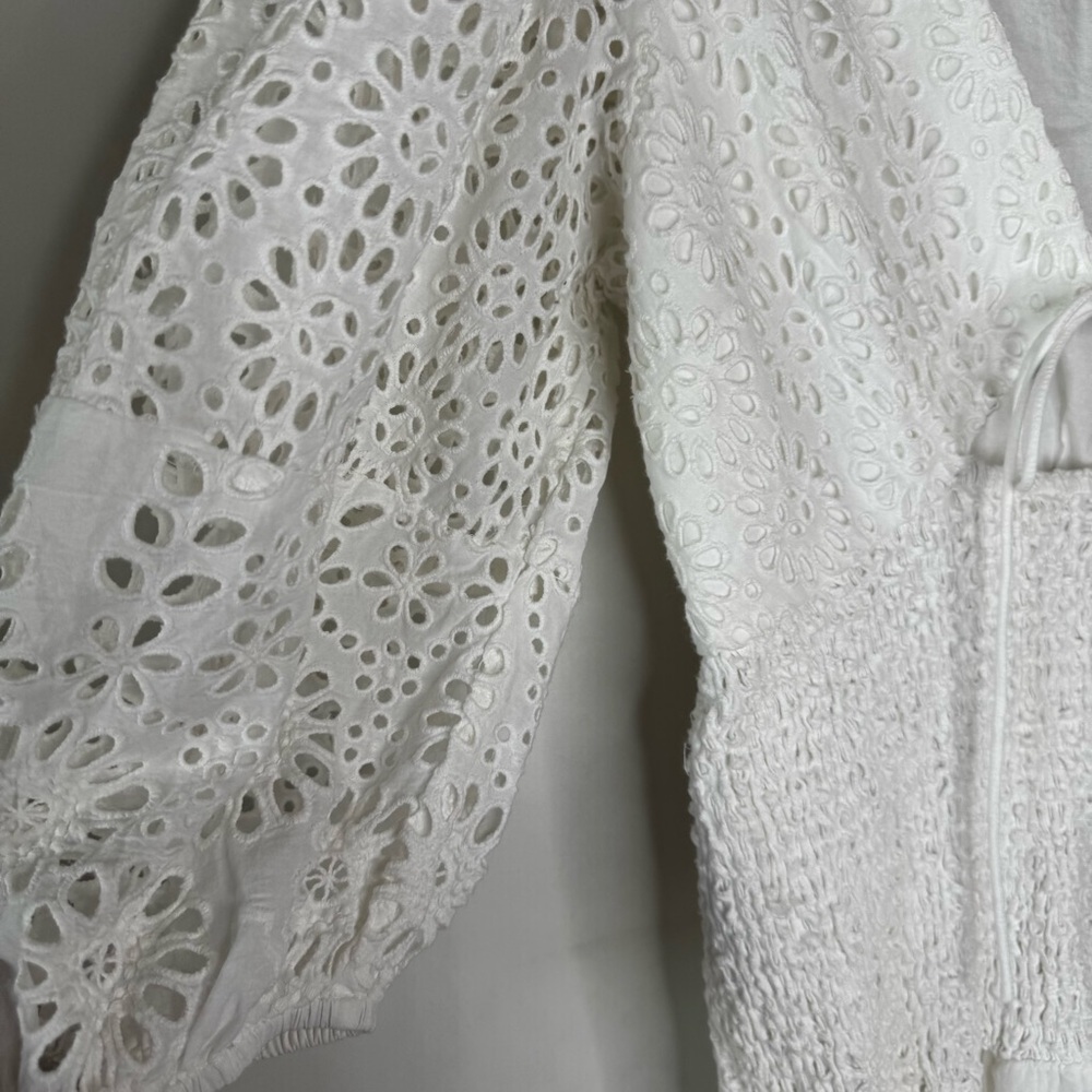 ‼️SALE‼️ Significant Other Mazie Cutout White Eyelet Maxi Dress - Picture 6 of 7